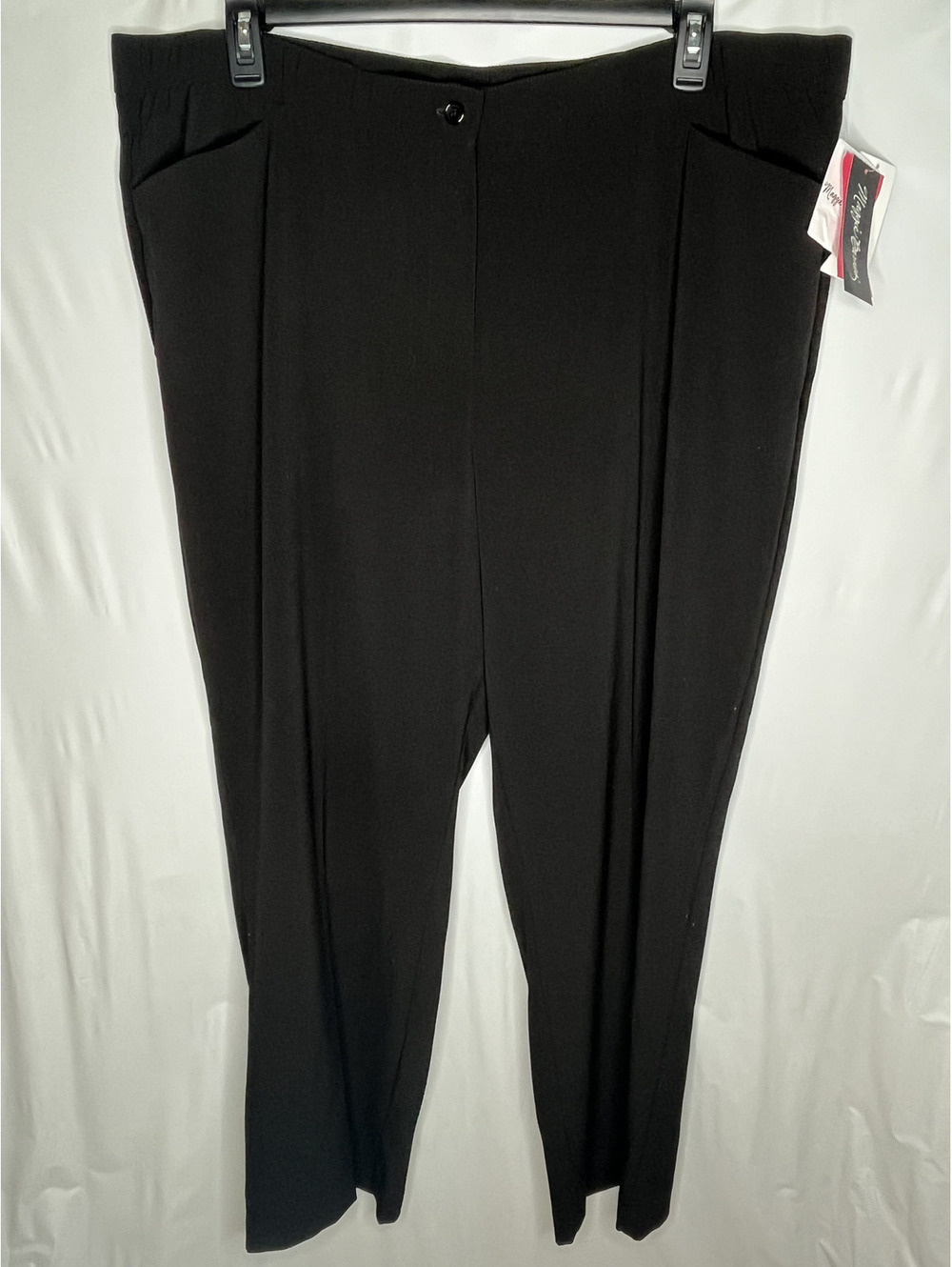 NWT Maggie Barnes Women's Black Pants Size 24W